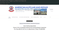 Desktop Screenshot of americanautoair.com