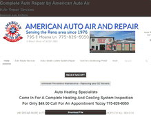 Tablet Screenshot of americanautoair.com